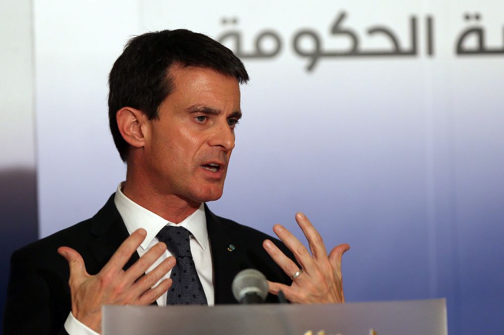 El primer ministro de Francia Manuel Valls.