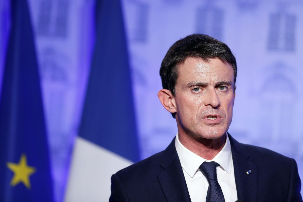 Fotografía de archivo, fechada el 2 de diciembre de 2016, que muestra primer ministro francés, Manuel Valls.