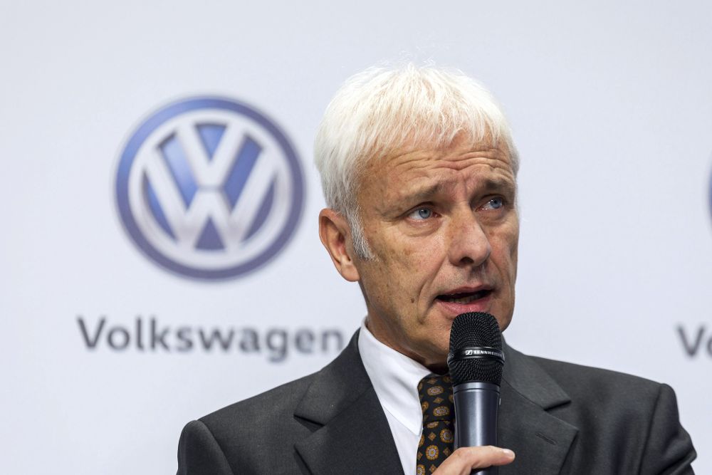 El consejero delegado del fabricante de automóviles alemán Volkswagen, Matthias Müller.