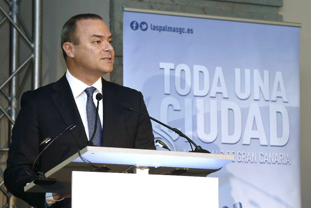 El alcalde de Las Palmas de Gran Canaria, Augusto Hidalgo.