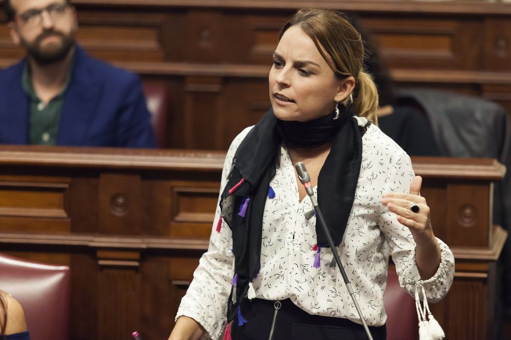 La diputada de Podemos, Noemí Santana.