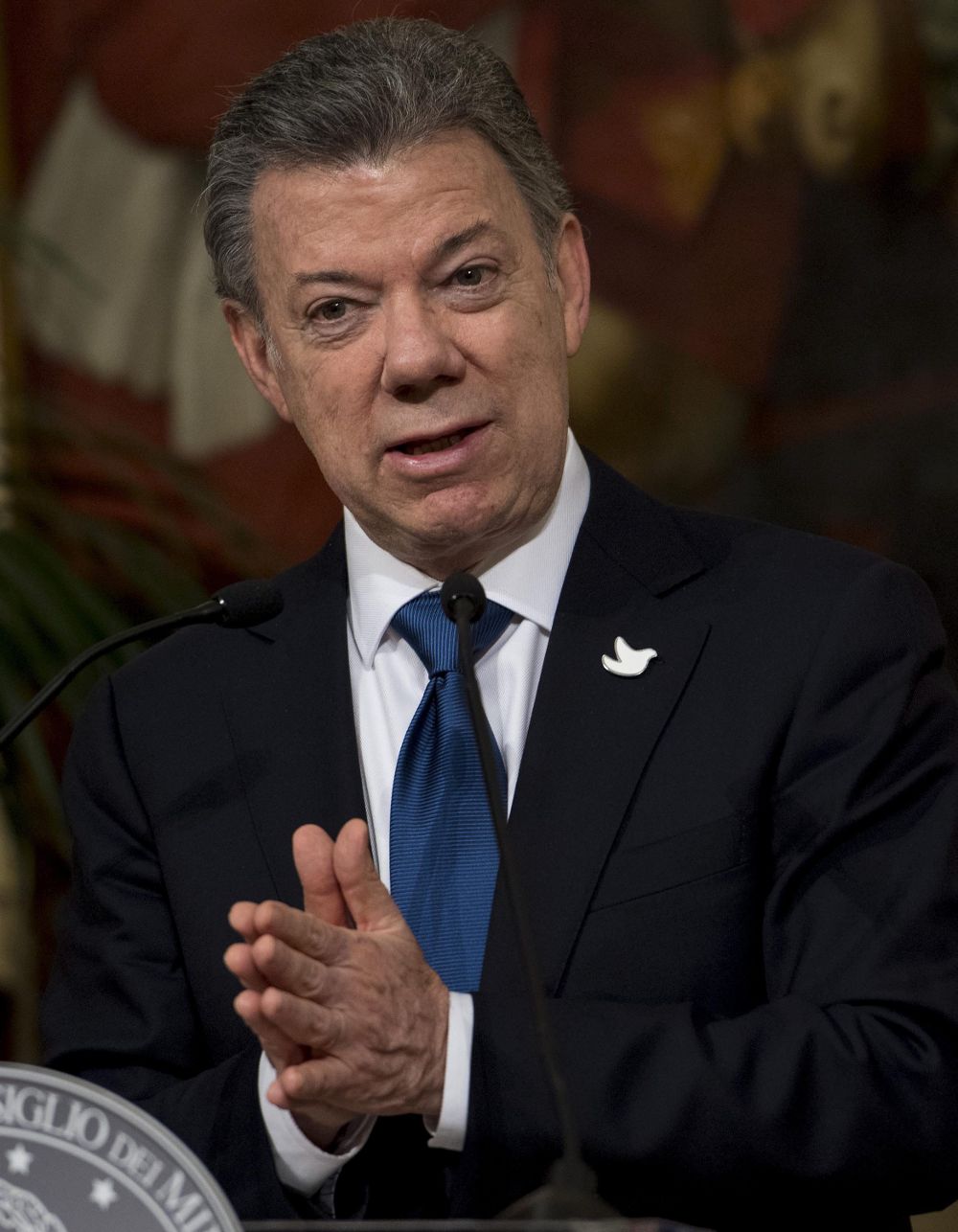El presidente de Colombia, Juan Manuel Santos Calderón.