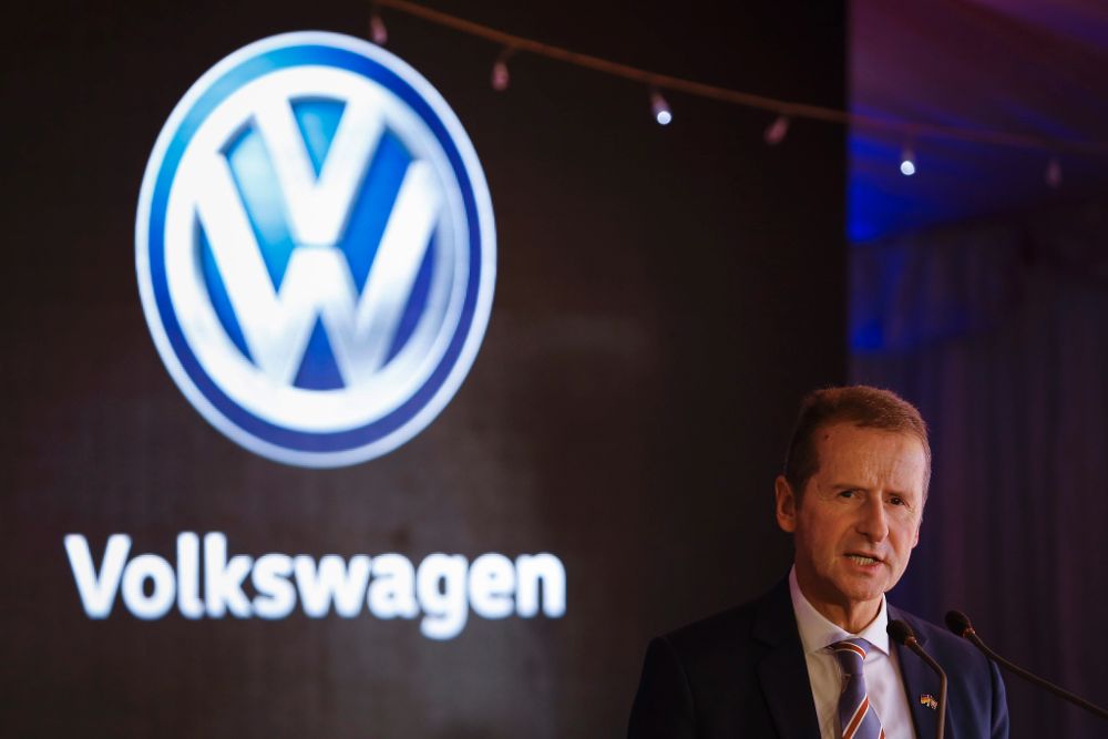 El mánager de Volkswagen, Herbert Diess.