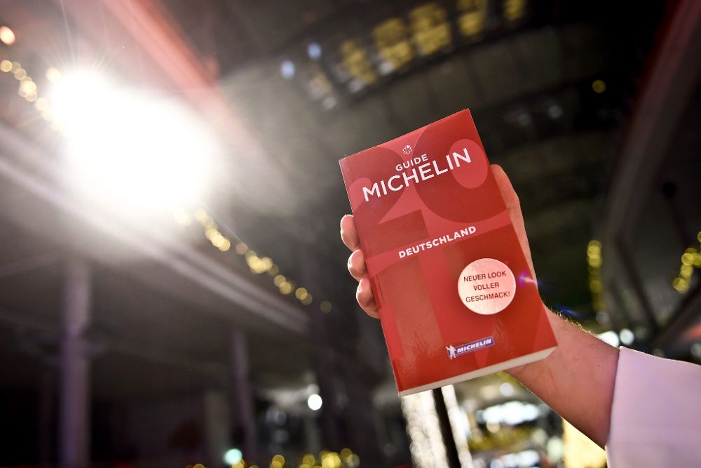 Guía Michelin para Restaurantes 2017, durante su presentación en Berlín (Alemania).