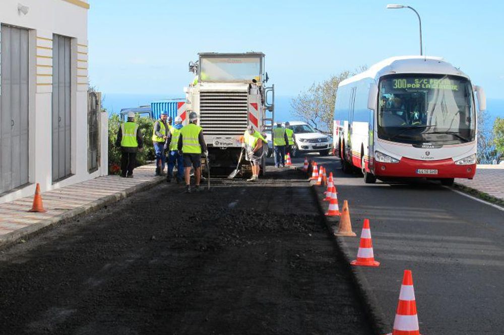 Todas las obras de asfaltado de la isla dependerán de la planta de Fuencaliente.