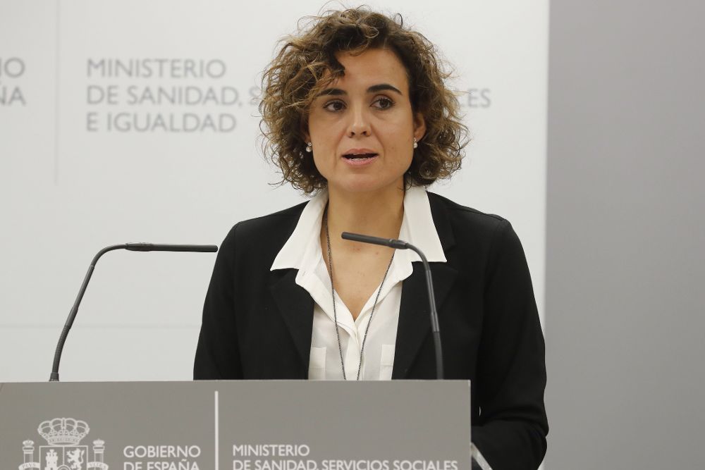 La ministra de Sanidad, Servicios Sociales e Igualdad, Dolors Montserrat.