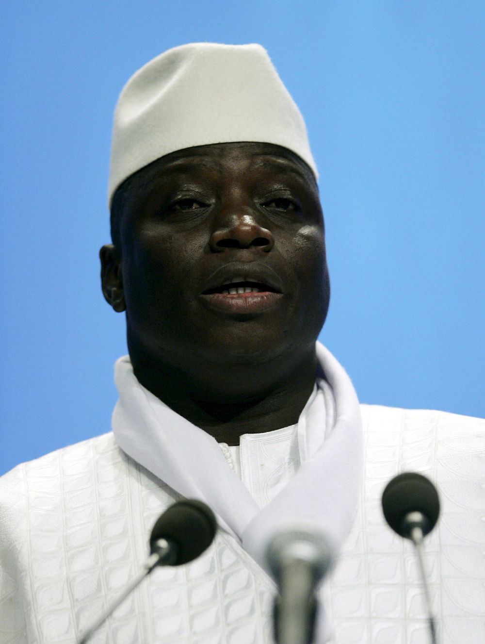 Yahya A.J.J. Jammeh, presidente de Gambia.