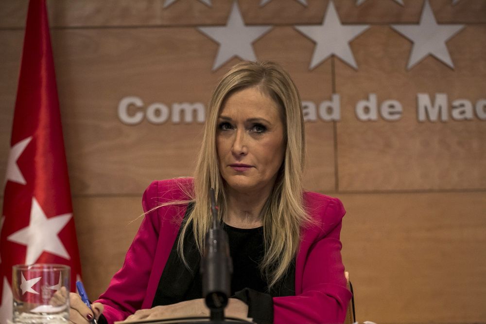 La presidenta de la Comunidad de Madrid.
