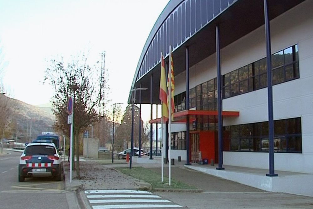 Comisaría de los Mossos d'Esquadra en La Seu d'Urgell (Lleida), donde estuvo detenido Fernando Blanco.