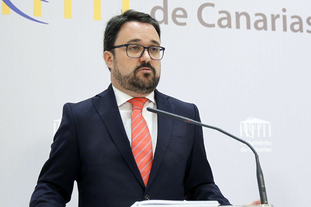 El presidente del PP de Canarias, Asier Antona.