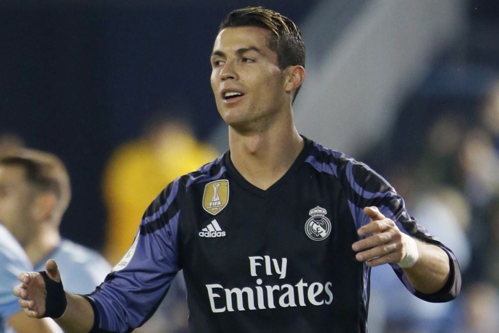 El delantero portugués del Real Madrid Cristiano Ronaldo.