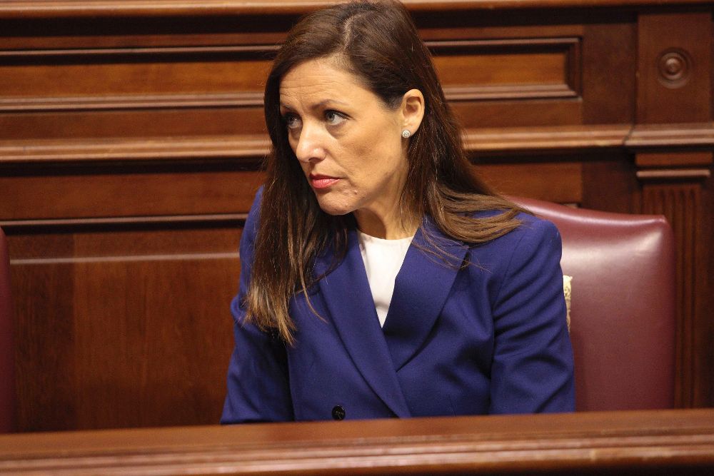 Cristina Tavío critica las formas de su compañero de partido Asier Antona.