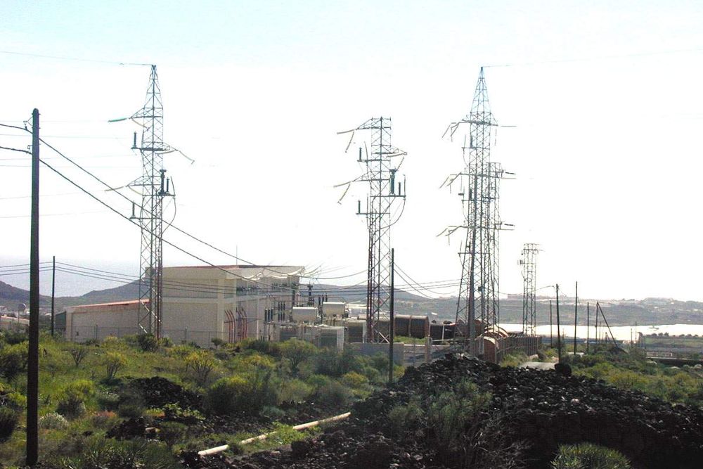 Central eléctrica de Endesa en Granadilla.