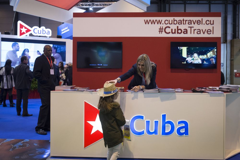 Estand de Cuba en la 37 edición de la Feria Internacional de Turismo Fitur 2017.