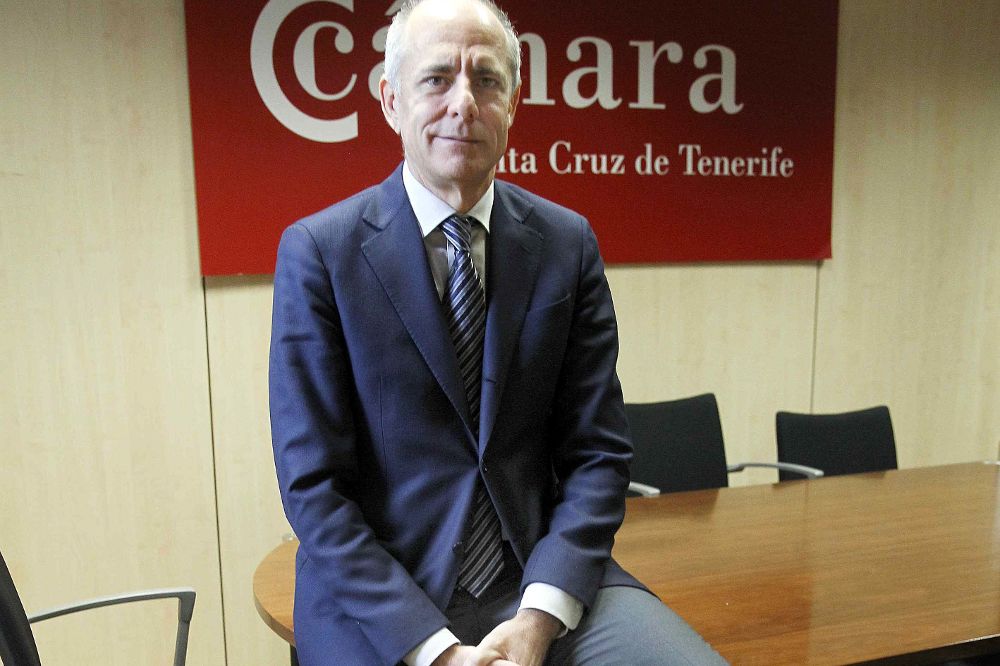 El titular de la Cámara de Comercio de Santa Cruz de Tenerife, Santiago Sesé.