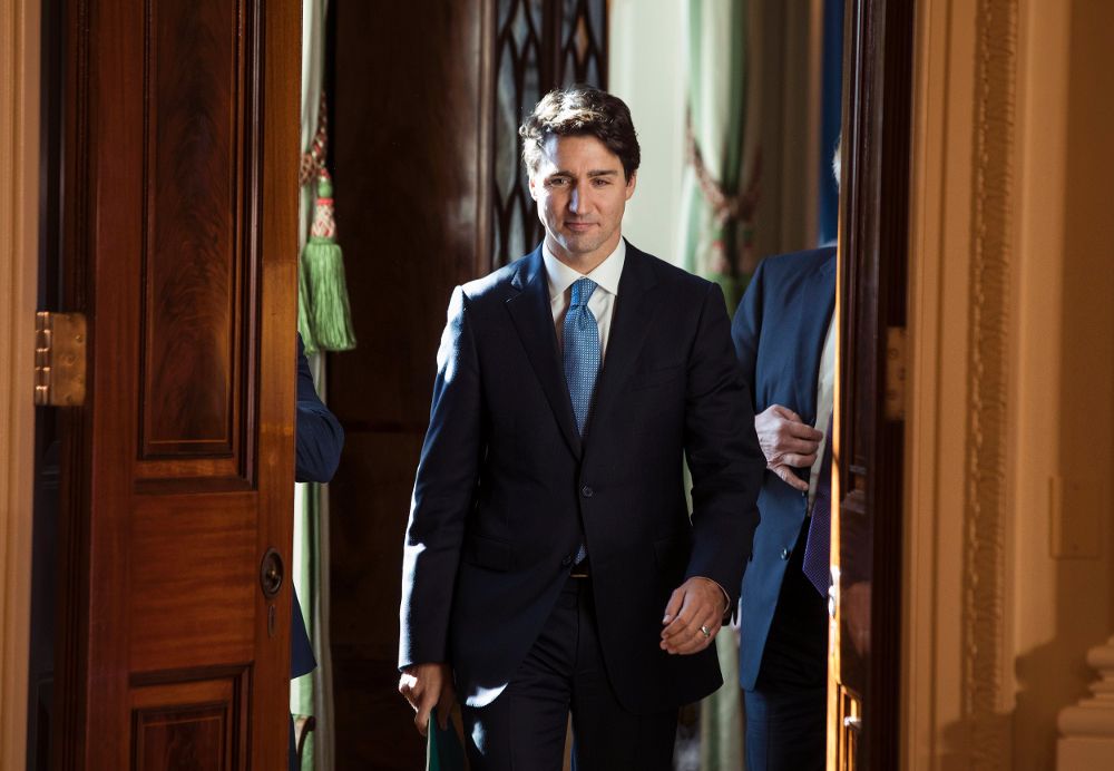 El primer ministro de Canadá Justin Trudeau.