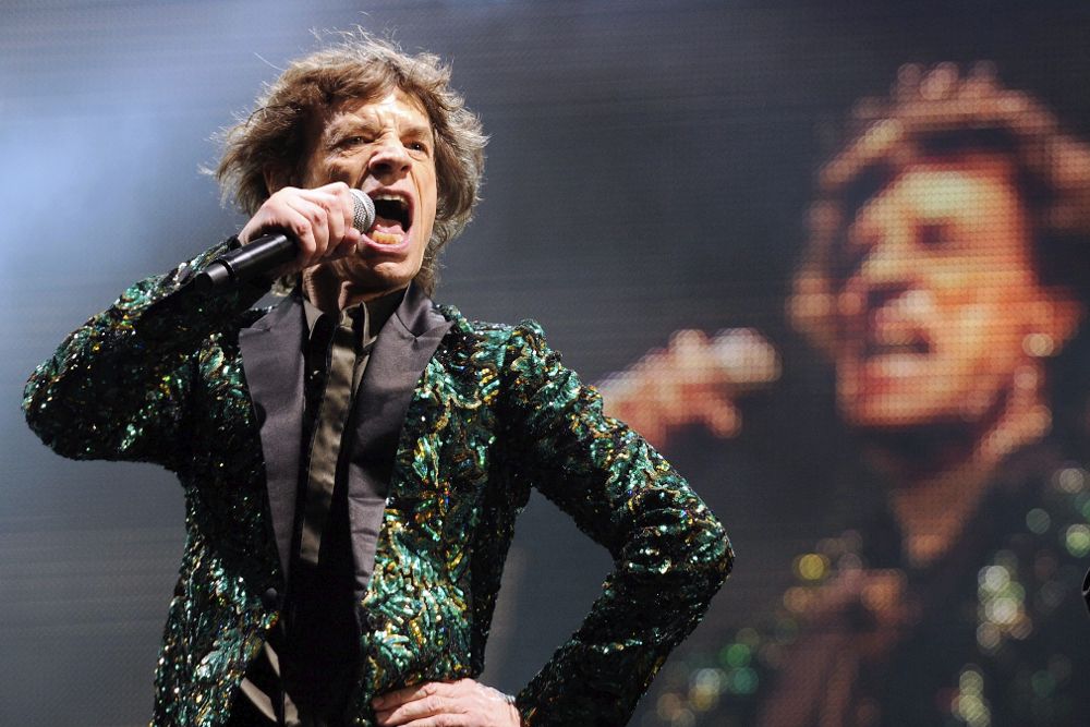 El cantante de los Rolling Stones, Mick Jagger.