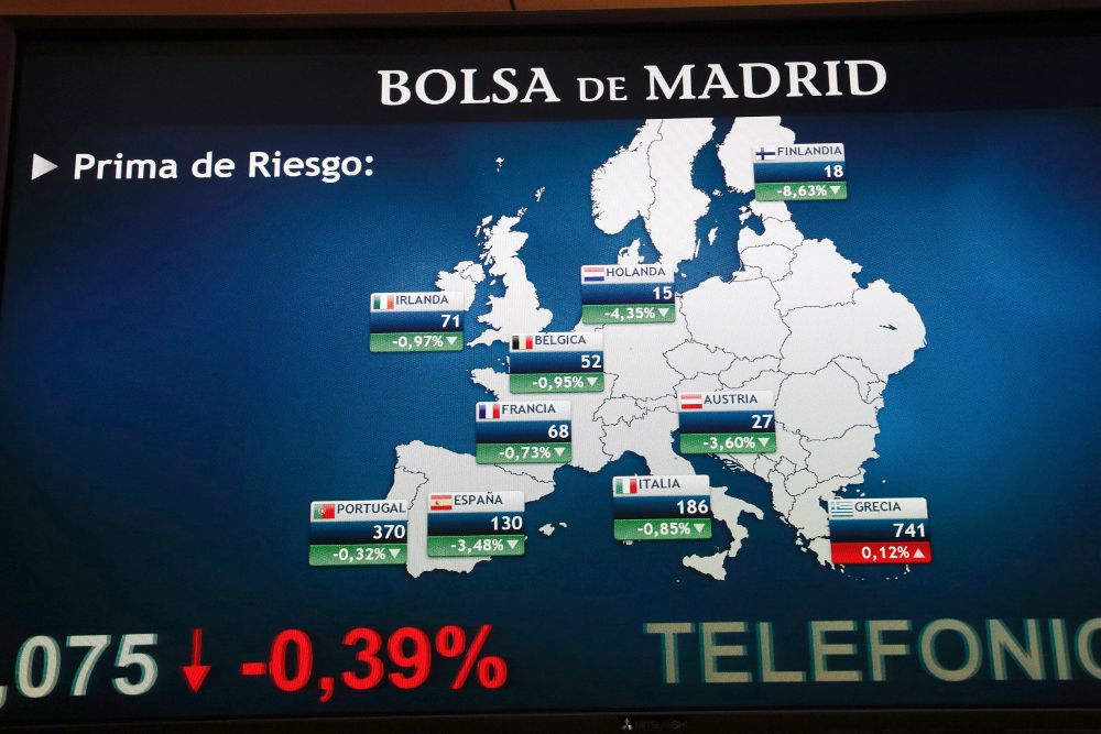 El principal indicador de la Bolsa española, el IBEX 35, se daba la vuelta minutos después de la apertura.