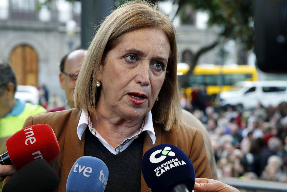 La delegada del Gobierno en Canarias, Mercedes Roldós.