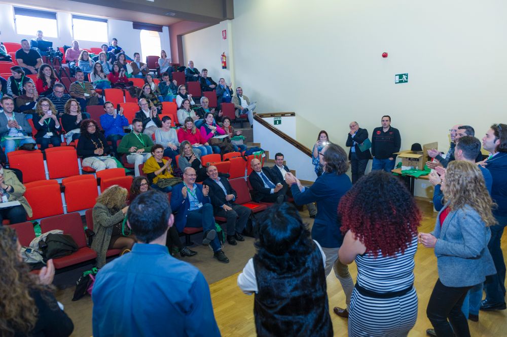 Consejo Sindical de ANPE, celebrado recientemente en Arucas, con asistencia de un centenar de profesores.