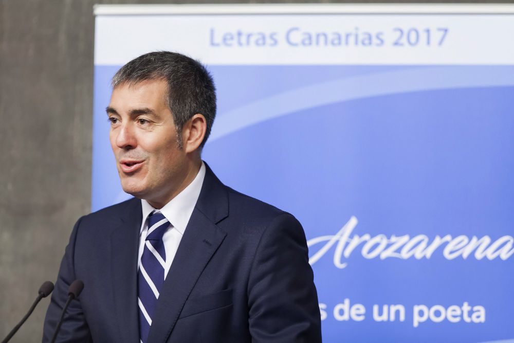 El presidente del Gobierno de Canarias, Fernando Clavijo.