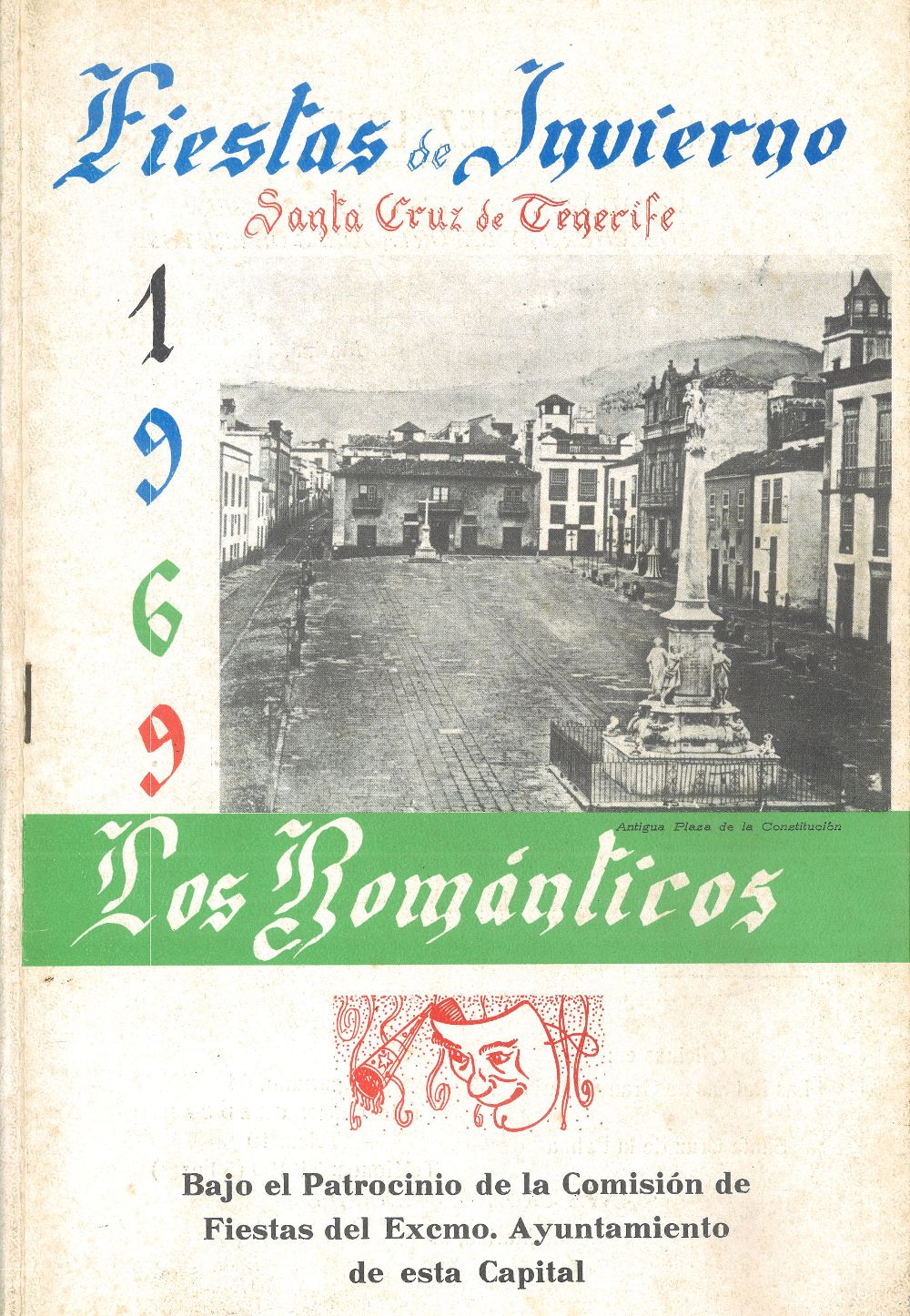 Programa de mano de Los Románticos de 1969.