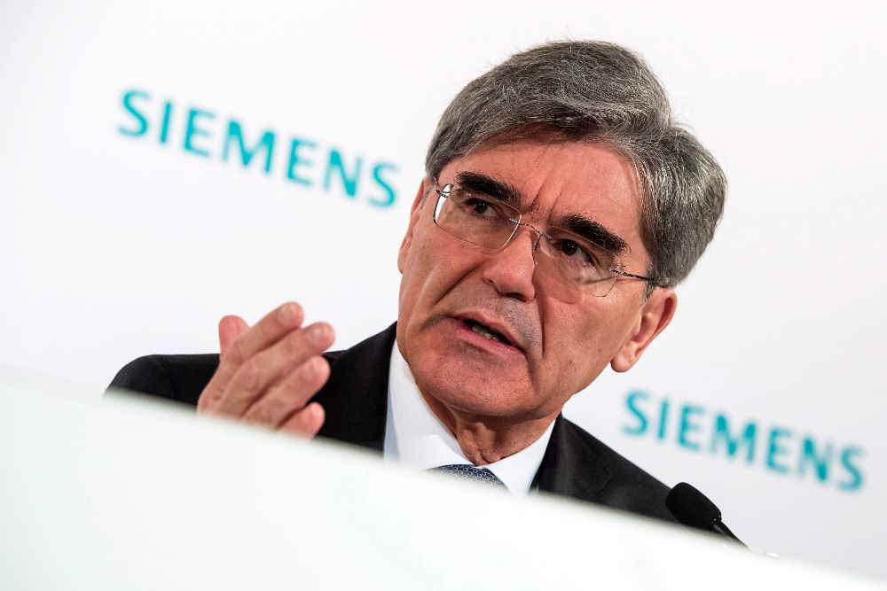 El presidente de Siemens, Joe Kaeser.