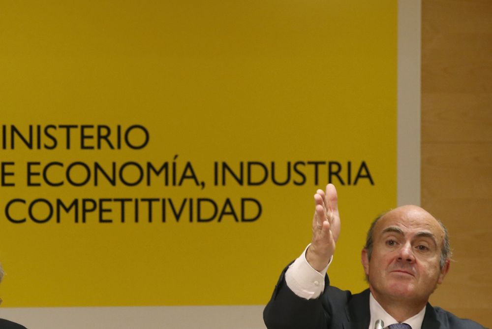 El ministro de Economía, Luís de Guindos.