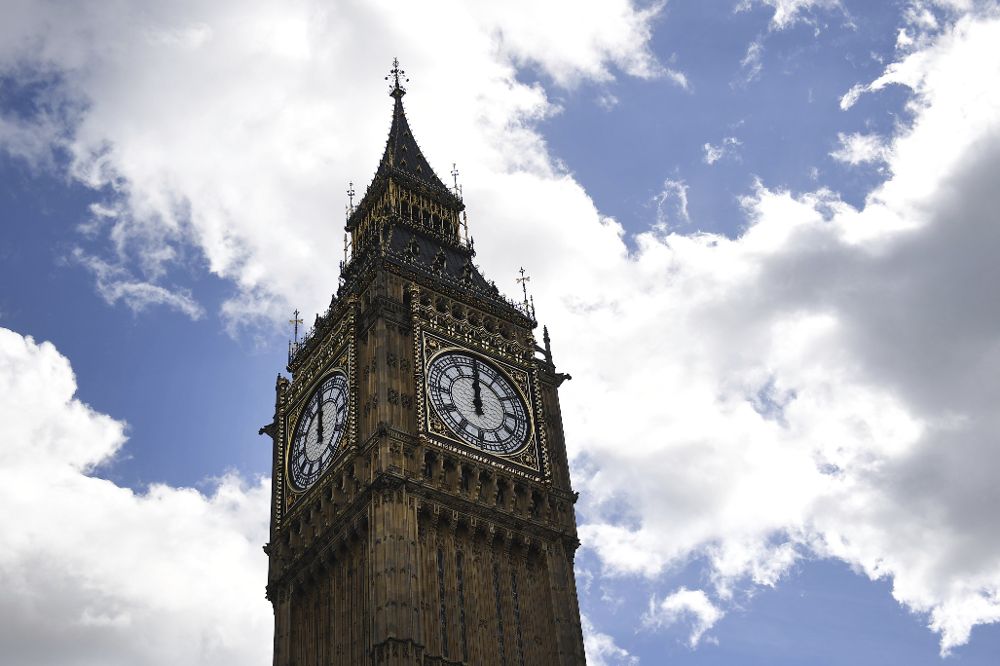 Imagen del reloj del Big Ben.