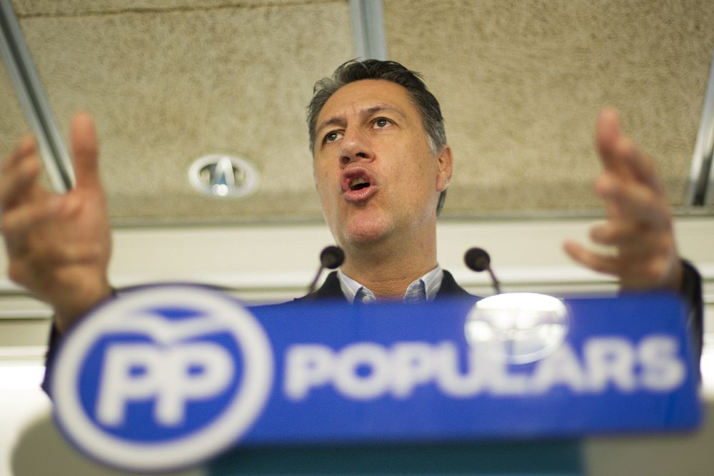 El líder del Partido Popular en Cataluña, Xavier García-Albiol.