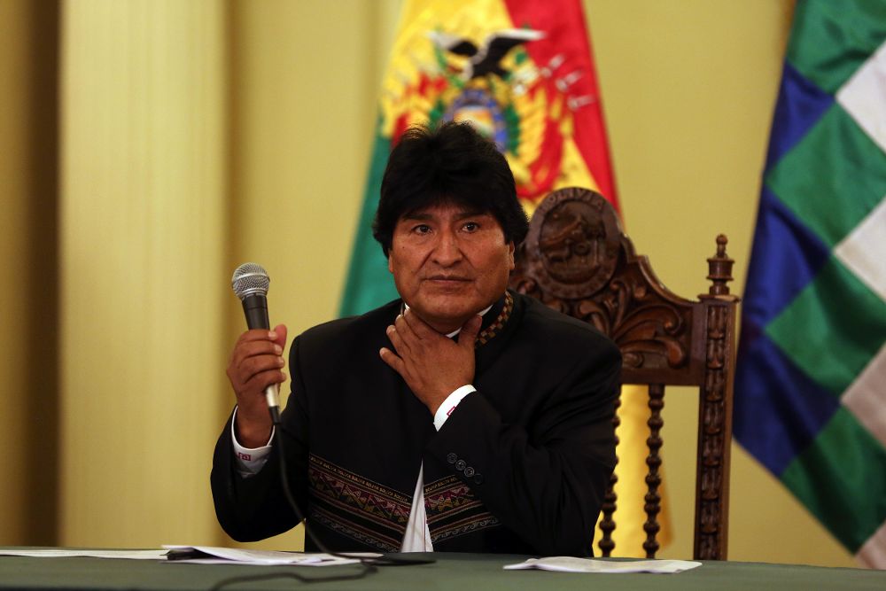 Fotografía del 8 de marzo del 2017, del presidente de Bolivia, Evo Morales.