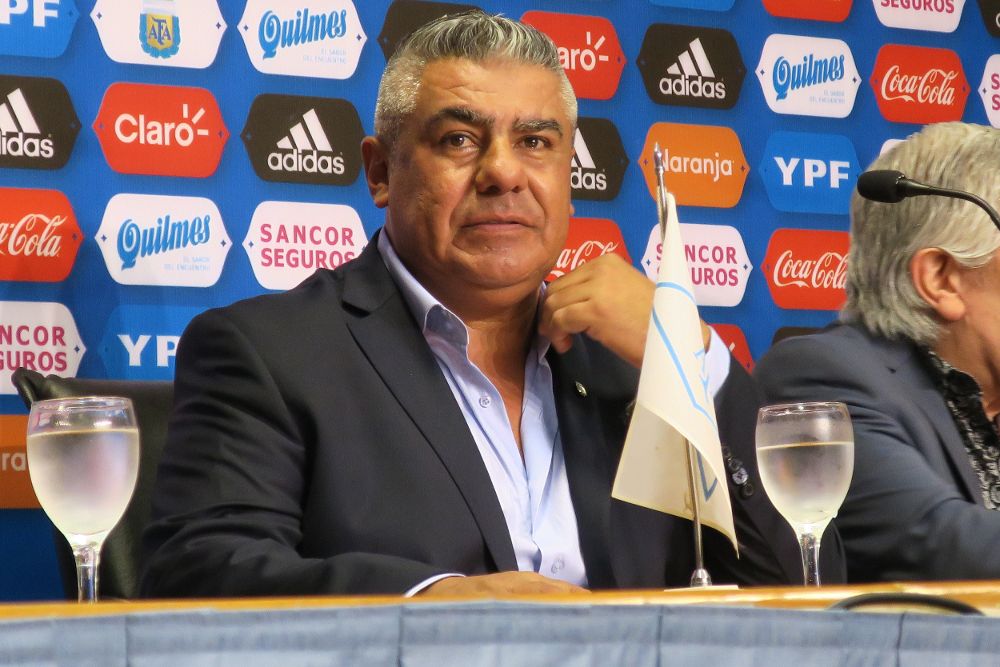 El nuevo presidente de la Asociación del Fútbol Argentino (AFA) Claudio 'Chiqui' Tapia.