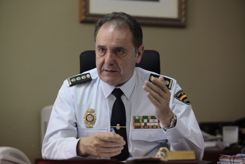 El comisario provincial de la Policía Nacional Ignacio Badenas.