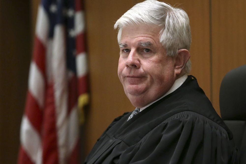 El juez Scott M. Gordon durante el juicio sobre la posible vuelta del director polaco Roman Polanski en el tribunal de Los Angeles, California, Estados Unidos.