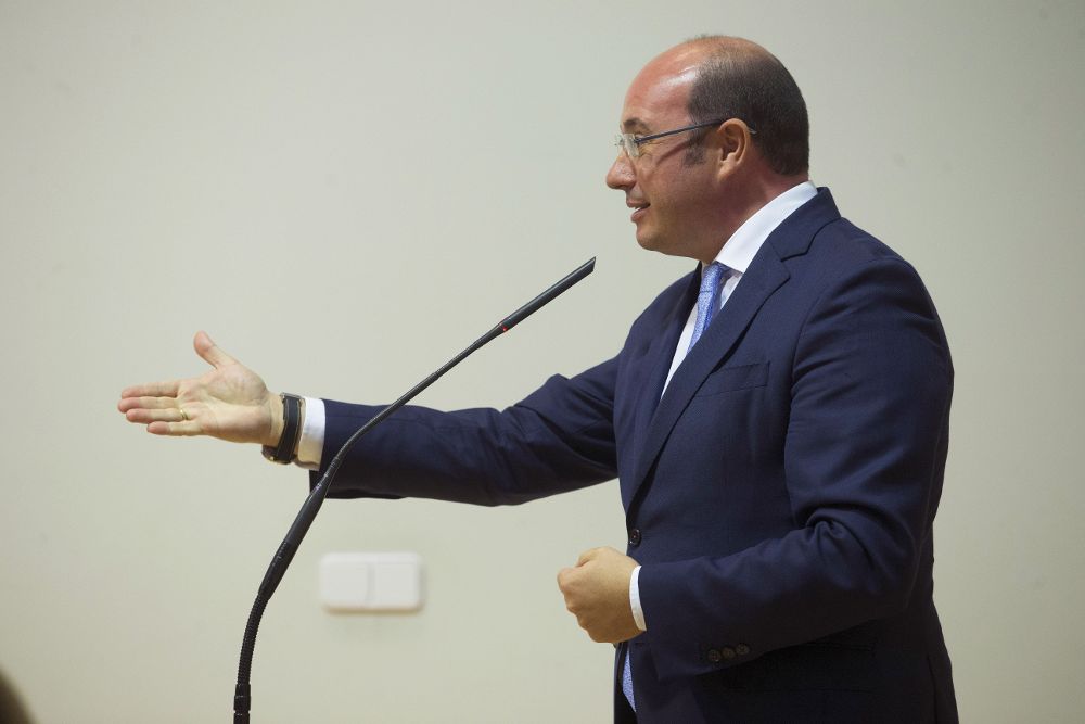 El presidente de la Región de Murcia Pedro Antonio Sánchez.