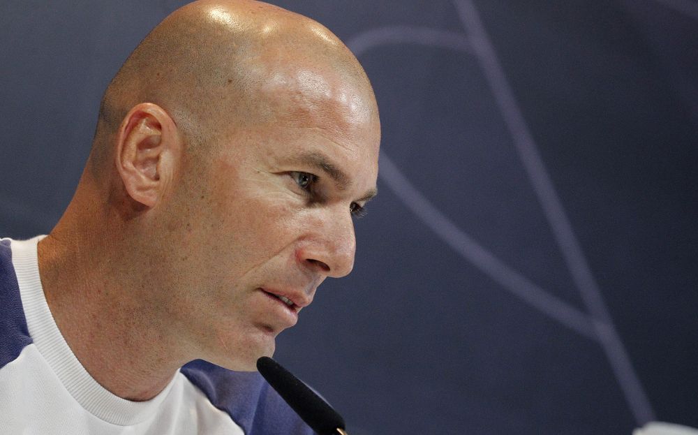 El entrenador del Real Madrid, el francés Zinedine Zidane.