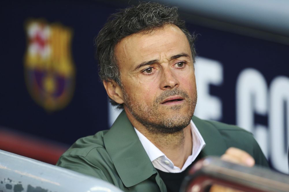 El entrenador del FC Barcelona, Luis Enrique.