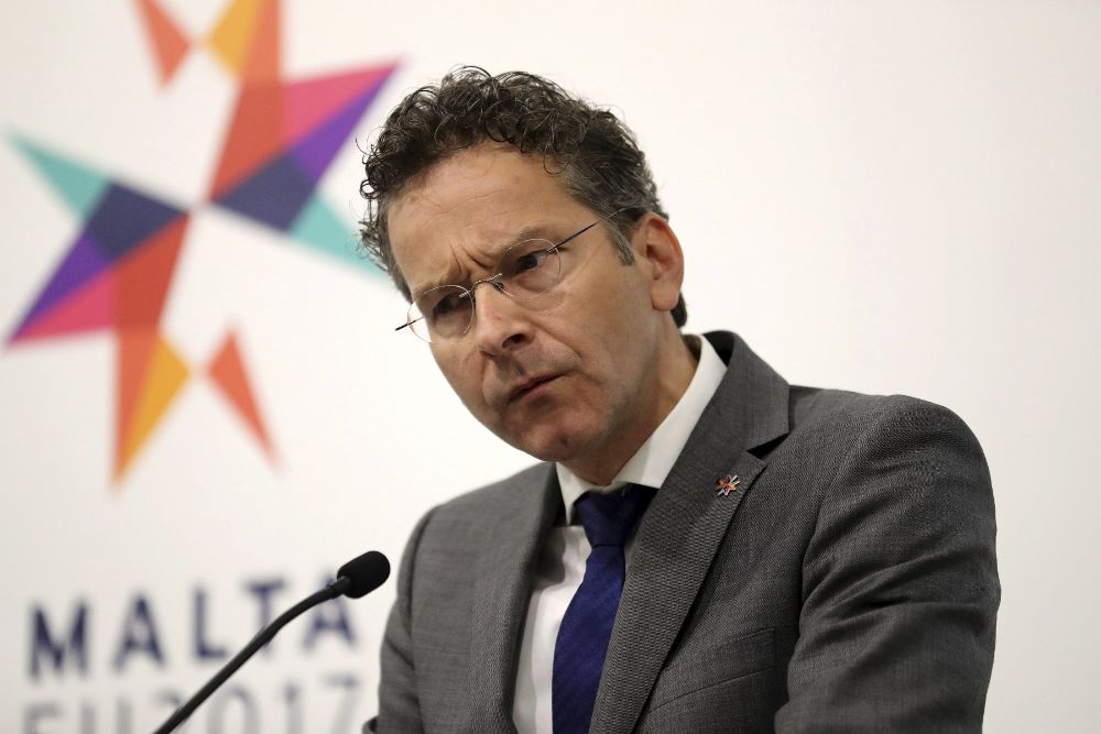 El ministro de Finanzas en funciones holandés y presidente del Eurogrupo, Jeroen Dijsselbloem.