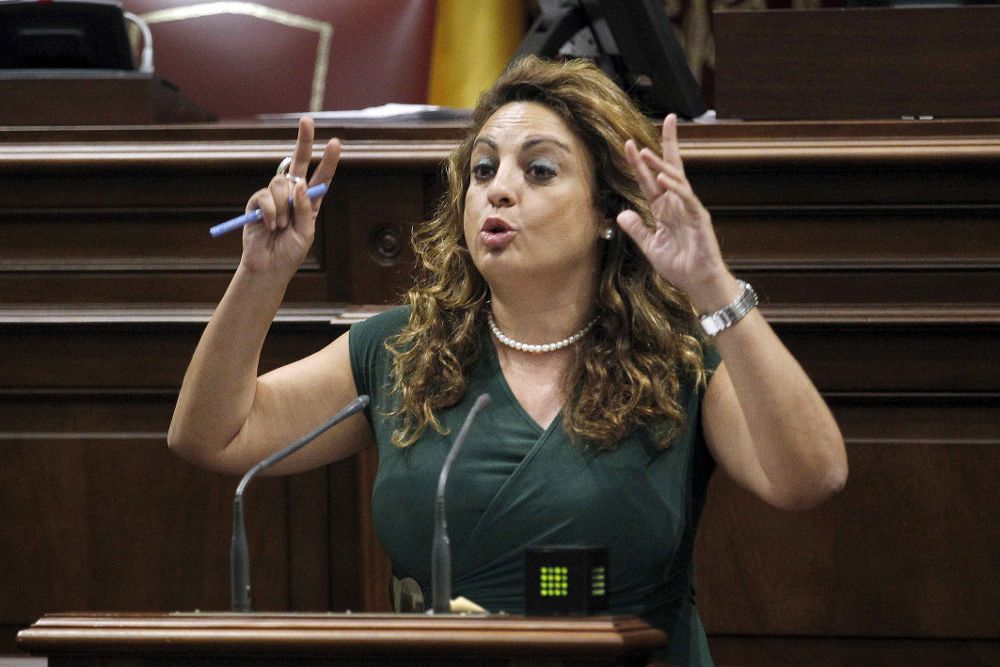 La consejera de Políticas Sociales del Gobierno de Canarias, Cristina Valido.