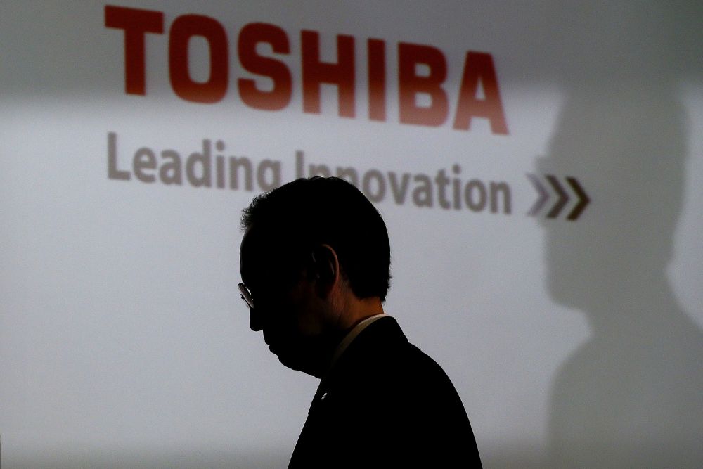 El presidente de la empresa tecnológica japonesa Toshiba, Satoshi Tsunakawa.