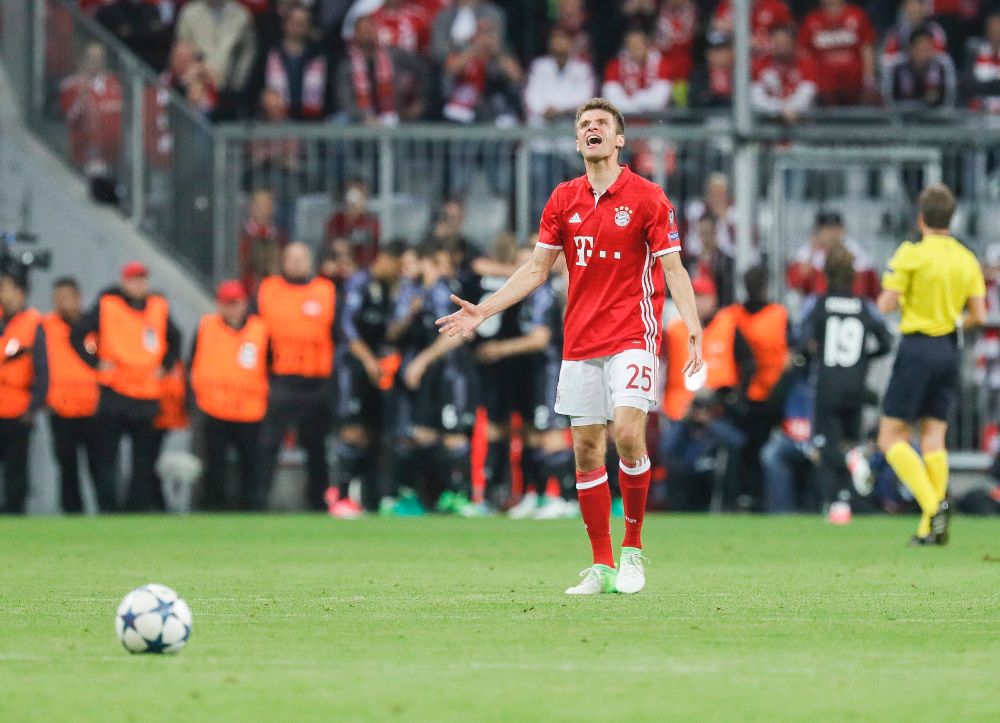 El jugador del Bayern Thomas Muller.