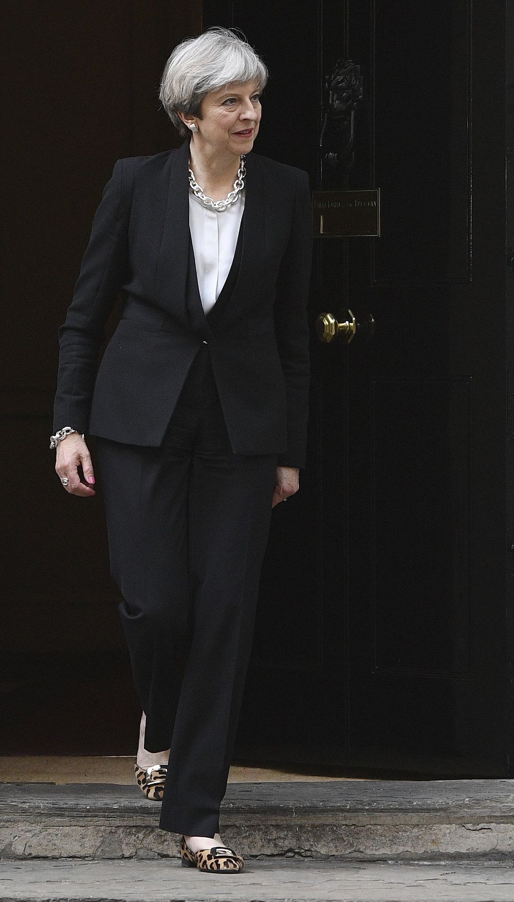 La primera ministra británica, Theresa May,