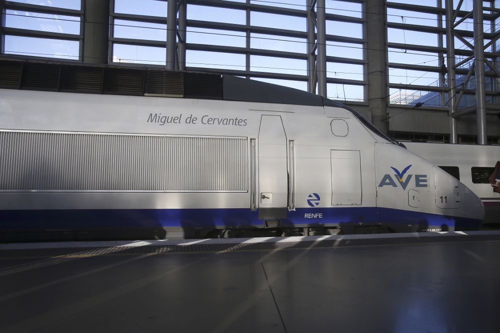 Vista del AVE que hizo por primera el trayecto Madrid-Sevilla hace veinticinco años.
