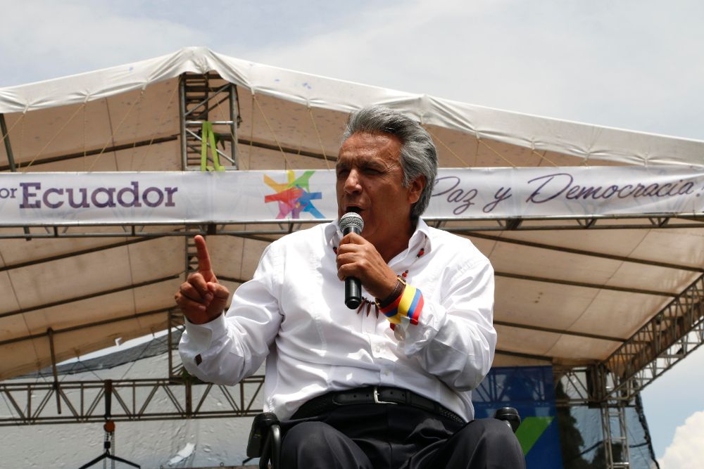 El presidente electo de Ecuador, Lenin Moreno,