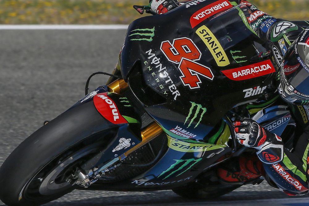 El piloto aleman de Moto GP Jonas Folger de (Monster Yamaha Tech 3).