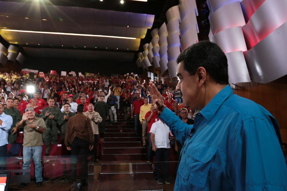 Nicolás Maduro, durante su programa televisivo "Los Domingos con Maduro".