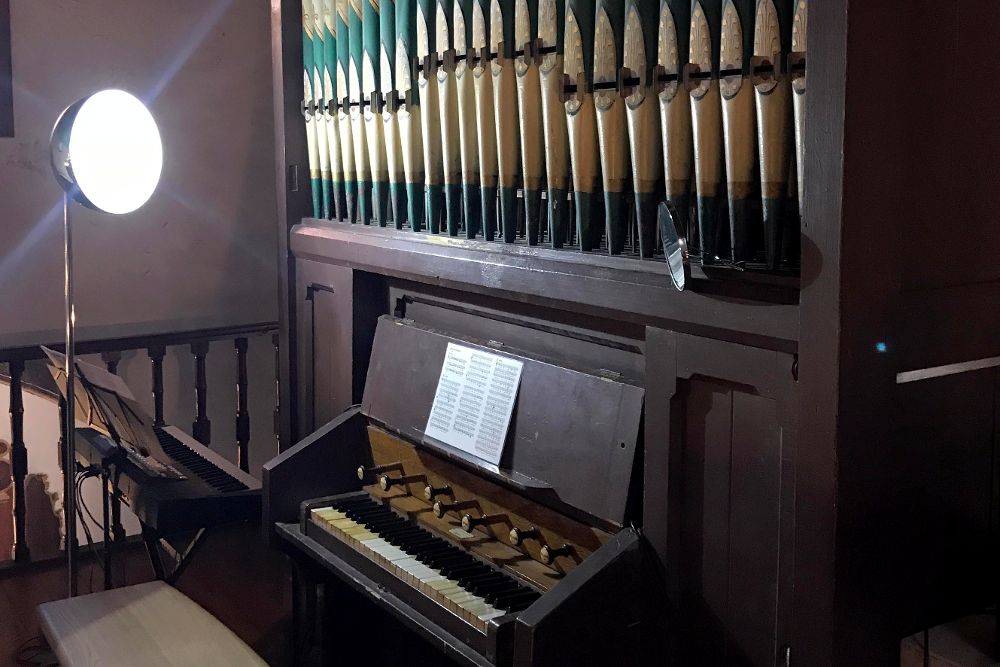 El órgano restaurado.