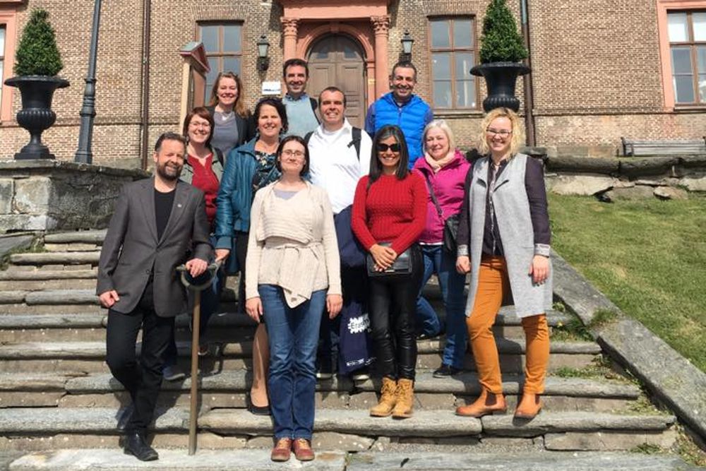 El equipo pedagógico del Centro de Profesorado del Sur de Tenerife en Gotemburgo con profesores locales.