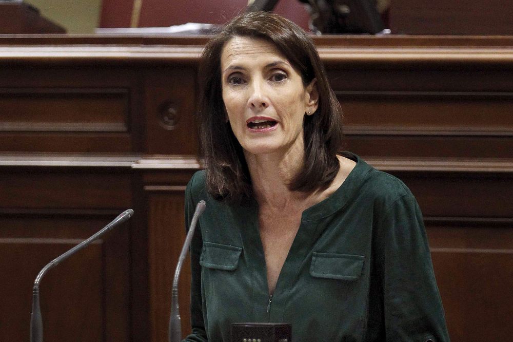 La consejera de Turismo del Gobierno de Canarias, María Teresa Lorenzo.
