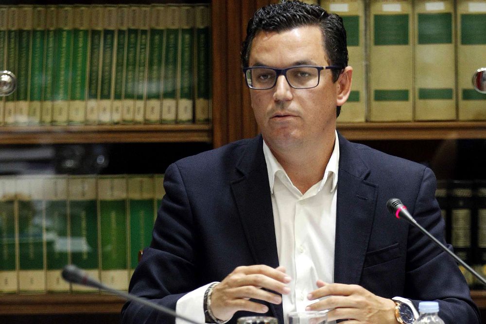 El consejero de Obras Públicas y Transportes del Gobierno de Canarias, Pablo Rodríguez.